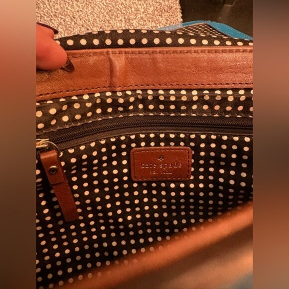 Kate Spade Kingsbury Park Randi -Aqua Blue EUC Includes Generic Dust Bag - Picture 7 of 14